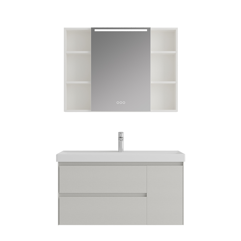 BC6165-100带灯款 木合金浴室柜